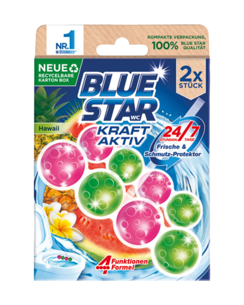 Blue Star Kraft­ Aktiv Hawaii Duopack, WC­ Einhaenger, 104g
